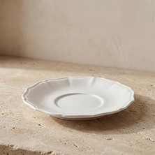 Kazan Hobi Aryıldız Bone Porselen Çay Tabağı