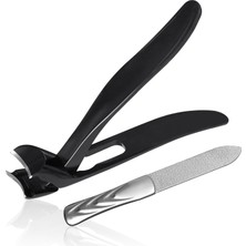 Kazan Hobi Kalın Ayak Tırnakları Için Açılı Baş Ayak Tırnağı Makası, Güvenlik Kilidi ile Keskin Büyük Tırnak Makası, Yaşlılar Için Ergonomik Tutamak, Erkekler Kadınlar Için Geniş Çene Sıçrama Önleyici Tırnak