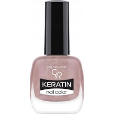 Kazan Hobi Golden Rose Keratin Nail Color No: 52 - Keratin Içerikli Güçlendirici Parlak Oje