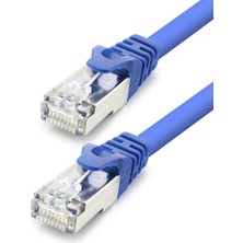 Gees Global 30 cm Ölçülü Cat7 Ethernet Mhz Mavi