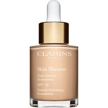 Kazan Hobi Clarins Skin Illusion 105 Natural Hydrating SPF15 Fondöten