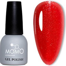 Kazan Hobi Momo Professional Kalıcı Oje S025 Simli Canlı Kırmızı 14 ml