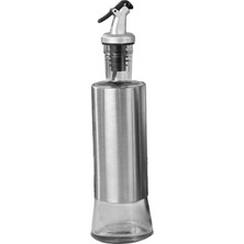 Kazan Hobi Sızdırmaz Yağdanlık 350 ml | Itmeli Tip Başlıklı, Çelik ve Borosilikat Cam, Sızdırmaz Kapaklı Yağ Şişesi | Şık ve Dayanıklı Mutfak Gereci
