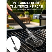 Izgara ve Barbekü Temizleme Fırçası Dayanıklı Tasarım Yeni Nesil - Lisinya