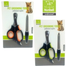 Kazan Hobi Nunbell Kedi Köpek Tırnak Makası+Törpü 14 cm