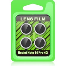 Renas Store Xiaomi Redmi Note 14 Pro 4g Raze Metal Kamera Lens - Gümüş
