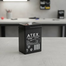 Gees Global 6V 4AH Kalın Tip Kuru Akü Atex AX-604