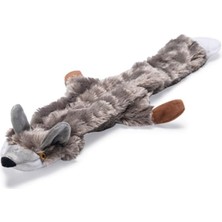Kazan Hobi Beeztees Köpek Oyuncağı Tilki, Peluş, Gri, 30X13X2,5CM