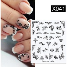 Kazan Hobi Tırnakmania Su Transferli Nail Art Sticker X041 (49831-41) 3903
