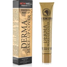 Kazan Hobi New Well Derma Make-Up Cover Foundation - Gold 1 Paket (1 x 50 G)