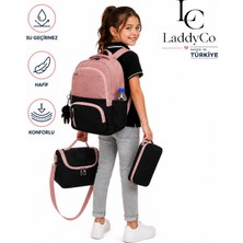 Ilk Okul Çantası 3'lü Seti Unisex Çocuk Ilkokul Çantası LDC-8010