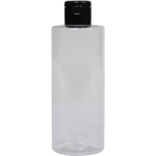 Kazan Hobi 250 Ml-Fliptop-Siyah Kapaklı-Dezanfektan-Kolonya-Likit Şişe-10 Adet