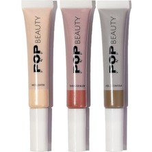 Kazan Hobi Pop Beauty Allık, Kontür, Aydınlatıcı 3'lü Set (Blush, Contour, Highlighter)