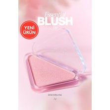 Kazan Hobi Clıo Katmanlanabilir Yumuşak Dokulu Yarı Mat Bitiş Sunan Allık Essential Blush Tap (M102 Chiffon Pin