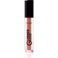 Kazan Hobi Note Cosmetics Glimmer Gloss Işıltılı Nemlendirici Dudak Parlatıcısı - 10 Poppy Coral