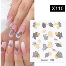 Kazan Hobi Tırnakmania Su Transferli Nail Art Sticker X110 (53013-10) 3951