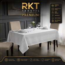 Rkt Tekstil Kalın Dokulu Leke Tutmaz Masa Örtüsü