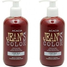 Kazan Hobi Acacia Jeans Color Saç Boyası Biber Kızılı 250 ml 2ADET