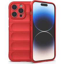 Renas Store Iphone 14 Pro Kılıf Optimum Silikon - Kırmızı