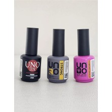 Kazan Hobi Fontenay Kalıcı Oje Seti Primer 15ML+ Uno Strong Base 15ML+UNO D.shield Top Coat 15ML Şeffaf