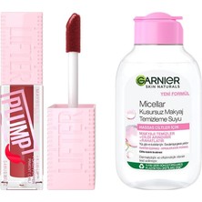 Kazan Hobi Maybelline New York Lifter Plump Dudak Parlatıcısı- 006 Hot Chili & Garnier Micellar Kusursuz Makyaj Temizleme Suyu (100 Ml)