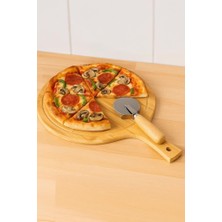 Kazan Hobi Bambum Napoli - Döner Bıçaklı Yuvarlak Pizza Tahtası