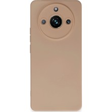 Renas Store Realme 11 Pro Kılıf Nano Içi Kadife Silikon - Pudra