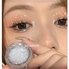 Kazan Hobi Beyaz Glitter Jel Far Yüz Saç ve Vücut Simi