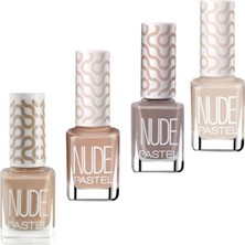 Kazan Hobi Pastel Oje Nude 4'lü 50.set 101-763-759-765 (5'li Maske Hediyeli)