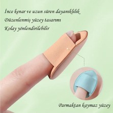 Kazan Hobi 3 Adet Mini Puf Yüz Makyaj Süngeri Göz Altı Kapatıcı Süngeri