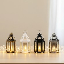 Gees Global Plastik Ramazan Temalı Büyük Altıgen Açık Kubbe LED Lamba
