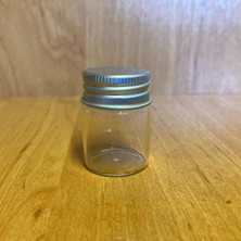 Kazan Hobi 15 cc Cam Kavanoz, Metal Kapaklı, 15ML Kapaklı Cam Kavanoz x 10 Adet