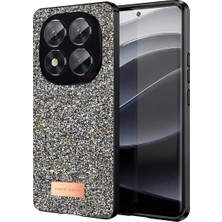 Renas Store Onegif Xiaomi Redmi Note 14 Pro 5g Bright Simli Kapak - Gümüş