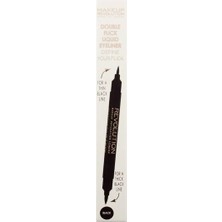 Kazan Hobi Revolution Double Flick Likit Eyeliner, Siyah