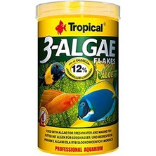 Kazan Hobi Tropical 3 Algae Flakes 250GR Kovadan Bölme