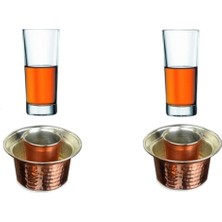 Kazan Hobi Paşabahçe Bardak Bakır Ehlikeyf 2 Kişilik Özel Set