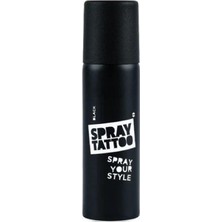 Kazan Hobi Şerit Sırt Bacak Spray Tattoo Geçici Dövme Seti Dark Sprey Dövme Kiti