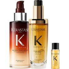 Kazan Hobi Kerastase Elixir Ultime ve Nutritive 8h Magic Night Saç Bakım Seti, 165 ml