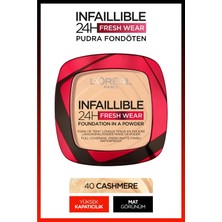 Kazan Hobi L'oreal Paris Infaillible 24H Fresh Wear Pudra Fondöten 40 Cashmere