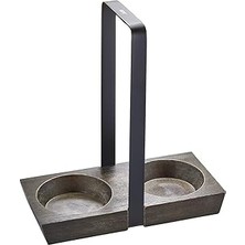 Kazan Hobi Gefu Menage X-Plosıon M – Tuz ve Karabiber Değirmeni Altlık, Dondurulmamış, Ahşap, Yüksek Kaliteli Paslanmaz Çelik, Baharat Değirmeni, Sirke Dispenseri, Zeytinyağı Dispenseri,