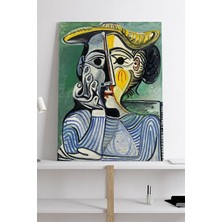 Kazan Hobi Postermanya (PSTER19114) Woman With Yellow Hat - Pablo Picasso Sanatsal Kanvas Tablo 21 x 30