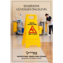 Primeaks Kaygan Zemin Levhası – Dikkat Kaygan Zemin Uyarı Tabelası – Iş Güvenliği Levhası