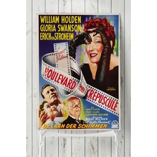 Kazan Hobi Postermanya (PSTER8682) Sunset Boulevard-Sunset Bulvarı Film Afişi Poster 2 (50X70CM)