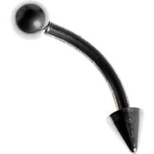 Kazan Hobi Rouge Moulin Curved Barbel Spike Çelik Piercing