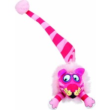 Kazan Hobi Bambu Pet CAM650074 Yağ Kedi Kitty Hoots Kuyruk Chaser Catnip Oyuncak, Çok Renkli