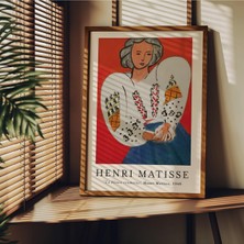 Kazan Hobi Fark Tanıtım Matisse Çerçevesiz Poster, Modern Dekoratif Çerçevesiz Poster, Tablo, Matisse-4, 30 x 40