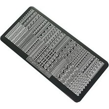 Kazan Hobi Nail Art Stamping Baskı Plakası VV20