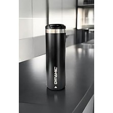 Kazan Hobi Dynamic 500ML Paslanmaz Çelik Termos, 7 Saat Sıcak 10 Saat Soğuk Saklama, Siyah/krem