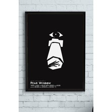 Kazan Hobi Postermanya (PSTER13098) Film Afişi Çerçeveli Tablo 5 (50X70CM)
