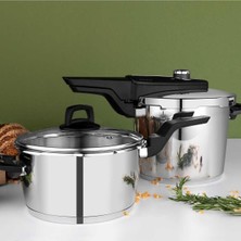 Kazan Hobi Aryıldız Easy Quick Kanka Düdüklü Set 6+4 Litre
